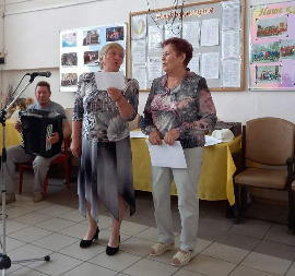 Члены Союза женщин Венгеровского района приняли участие в организации встречи в клубе «Третий возраст».
