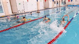 Члены Союза женщин Доволенского района провели семейное спортивное мероприятие  «Весёлые старты на воде».