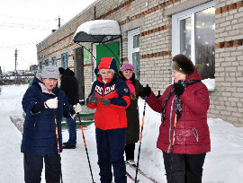  	Лыжная прогулка