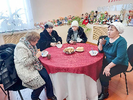 В селе Заречье, Венгеровского района, прошло спортивное соревнование "Биатлон-21", организованное Советом отцов совместно с районной организацией «Совет женщин».