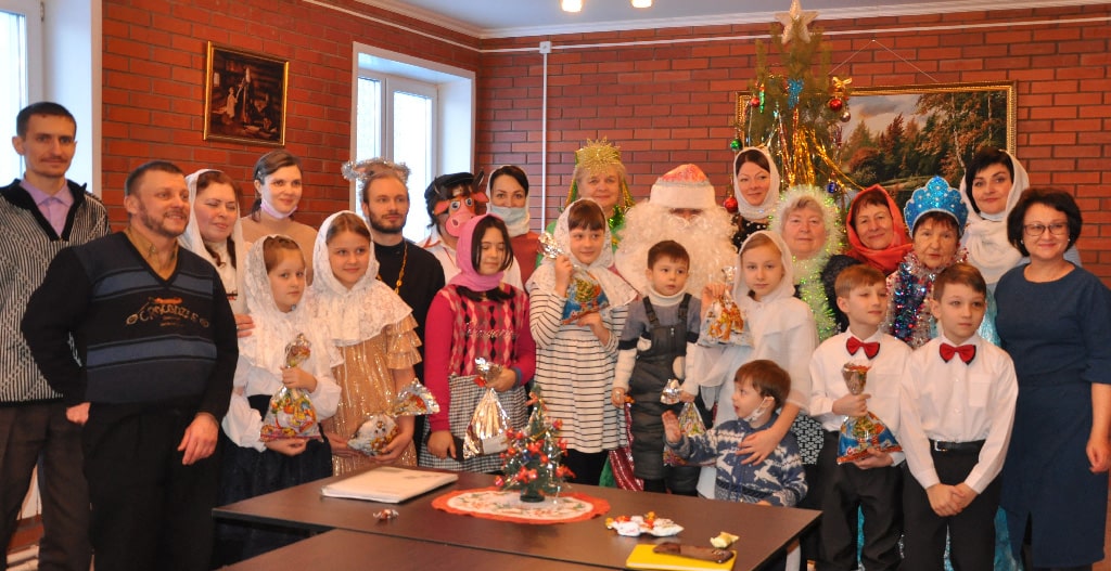 Рождественский праздник в Воскресной школе.