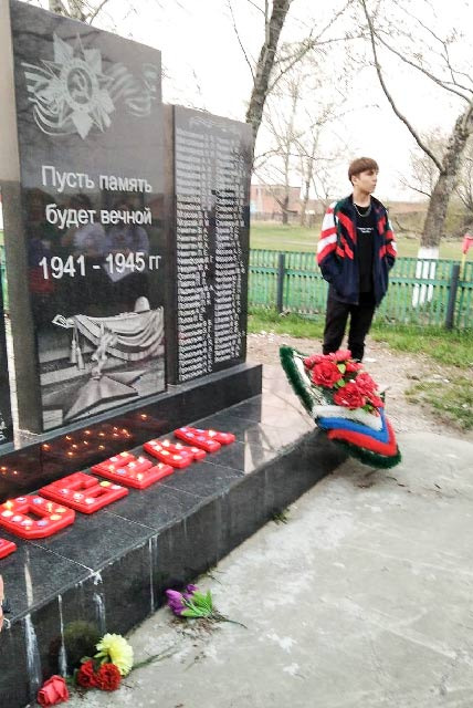 Венгеровский р-н. Акция "Свеча памяти".