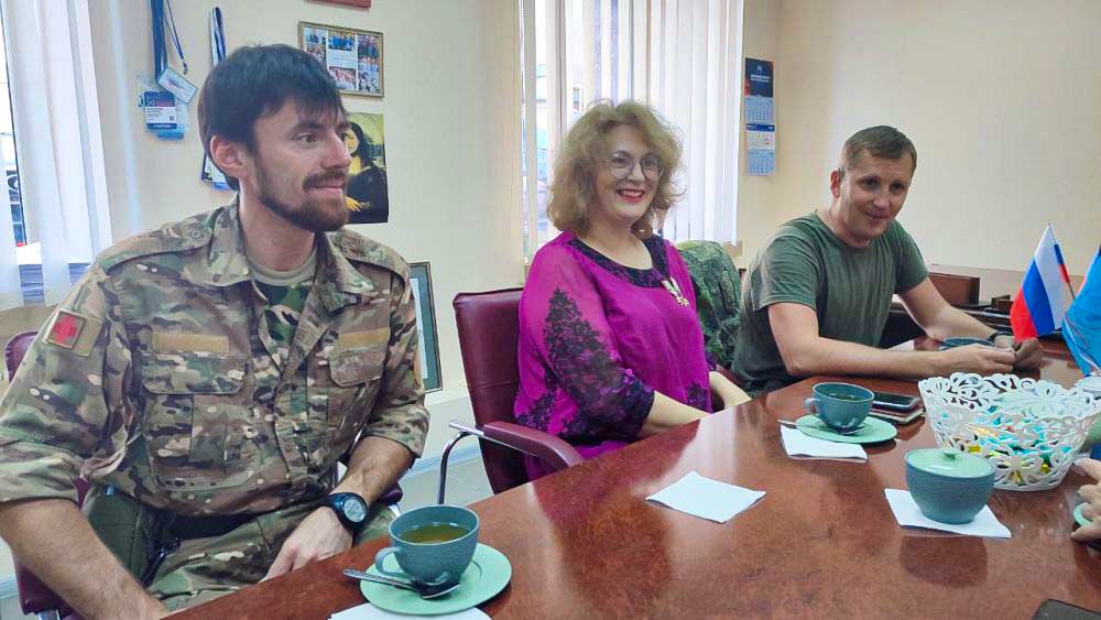 Члены Союза женщин Новосибирской области привезли в ДНР груз гуманитарной помощи.