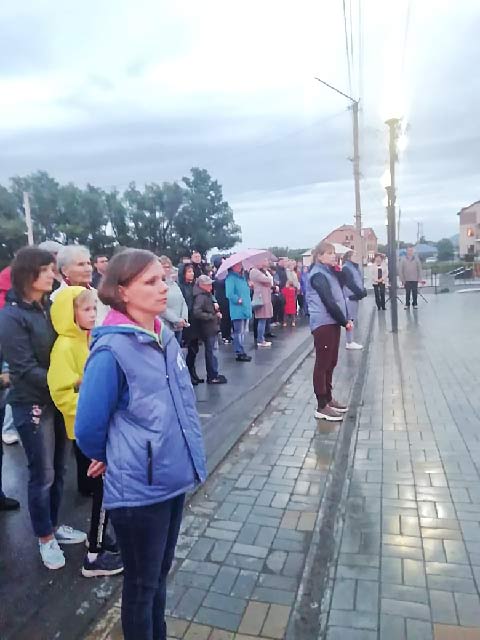 Виринея. Акция "Свеча Памяти".